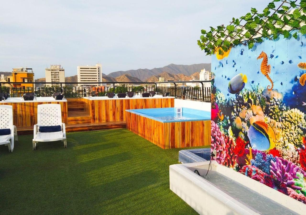 Hotel Parque De Los Novios Inn Santa Marta  Kültér fotó